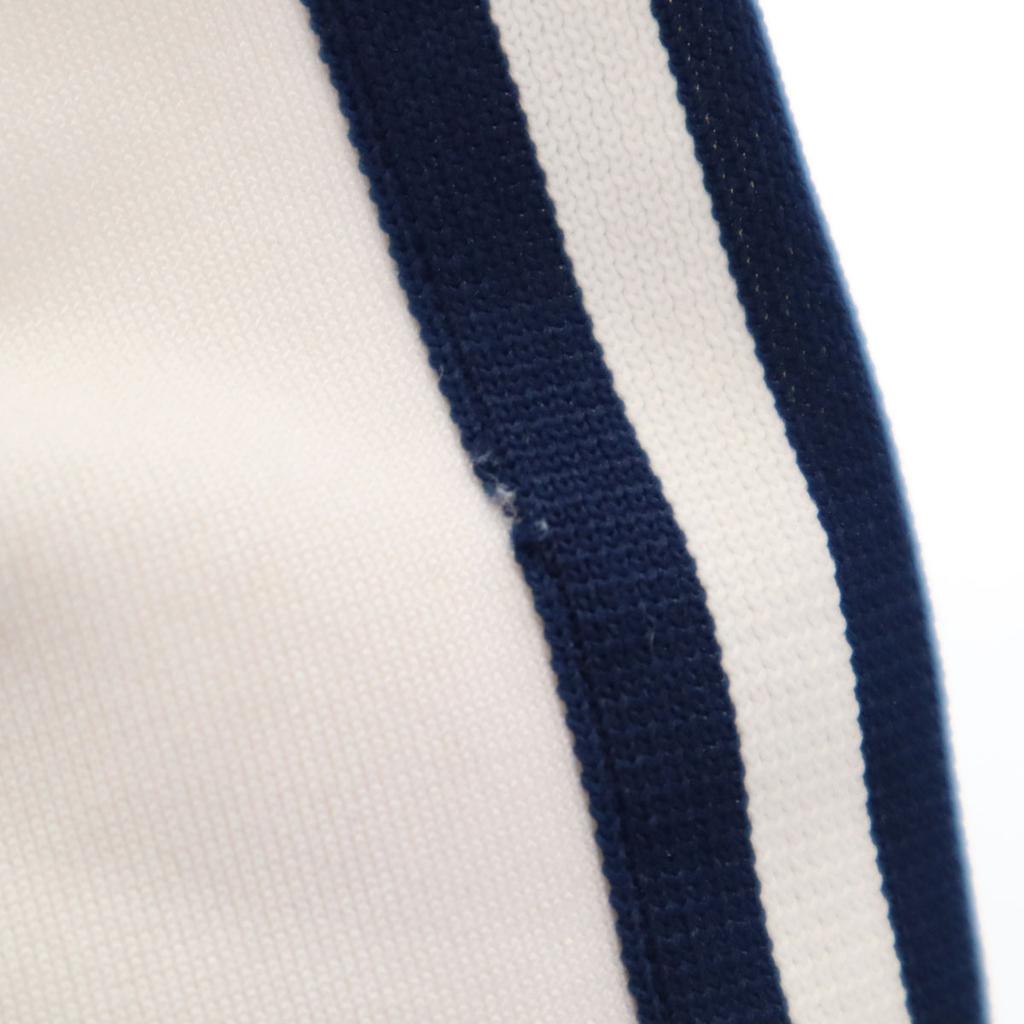 Adidas 70-е годы Западногерманский тег Винтажная спортивная куртка M белая трикотажная куртка Descente Мужская Б/У