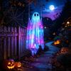 Breathing Story Yard Ornament Halloween Hanging Ghost Decoration Outdoor Swing for Haunted House Prop Porch Garden Weather Resistant Party