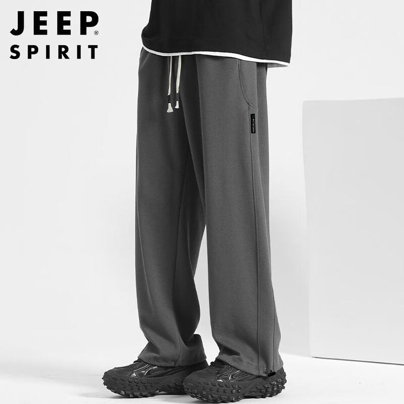 JEEP SPIRIT Men's Loose Straight Casual Pants
