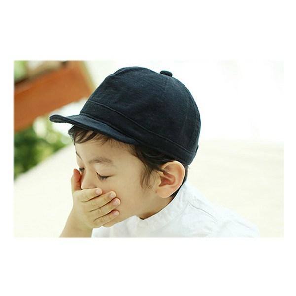 Детская повседневная кепка ямче Monsieur, 50см, черная, Популярная детская одежда в Корее
