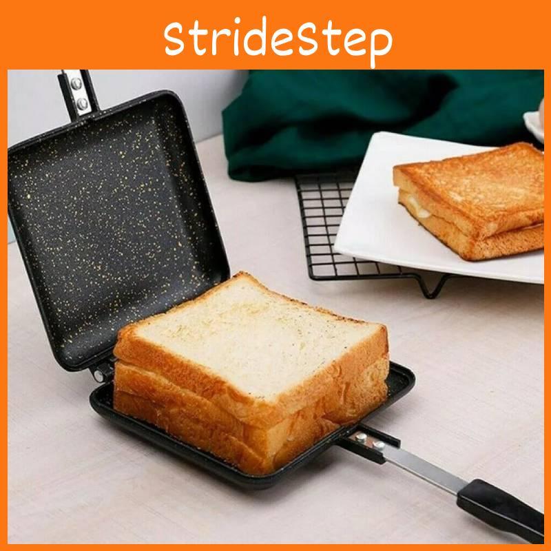 Прочная алюминиевая газовая плита Сэндвич-тостер Двусторонняя антипригарная