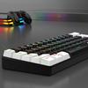 Wired Mechanical Gaming Keyboard RGB Light Design 61 Keys Compact Design Lightweight Computer Keyboard