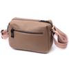 Small Bag with One Compartment for Stylish Women Made of Genuine Leather Vintage 22604 Beige