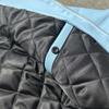 PU Leather-Lined Cotton Jacket Unisex Casual Zipper Jacket