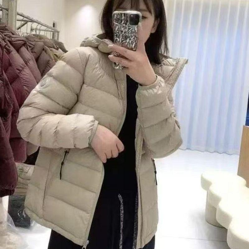 Light and thin hooded short cotton clothes women's simple version winter warm jacket multi-color women's clothing mixed batch