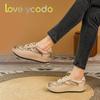 Handmade Women's and Girls' Natural Leather Comfortable Platform Fashion Casual Shoes