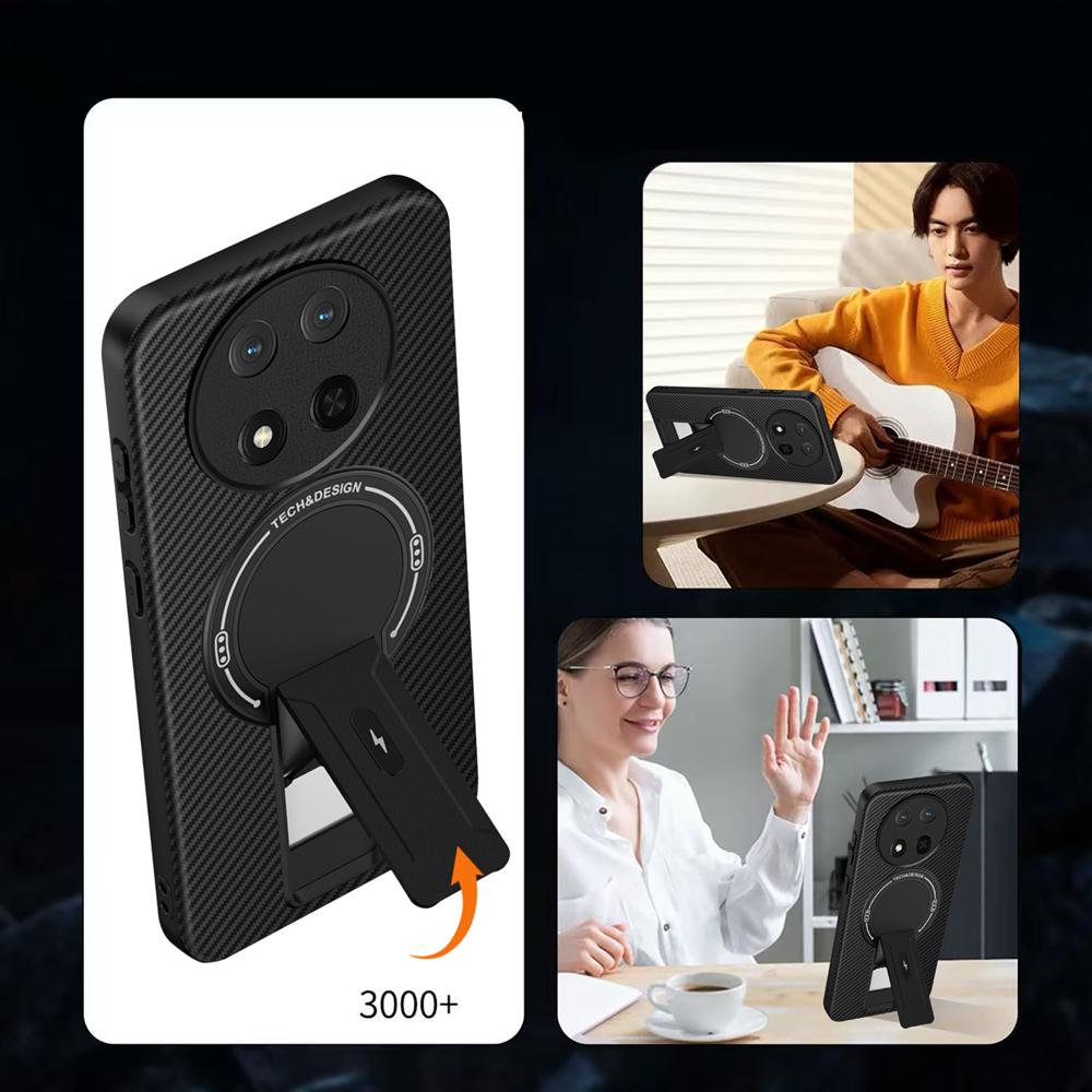 Чехол для Honor Magic7 Lite 5G Магнитная подставка-держатель Бронированный чехол-подставка для Honor Magic 7 Lite Magsafe Беспроводная зарядка Чехол