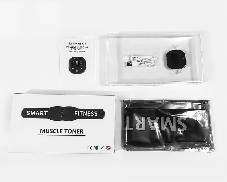 EMS Fitness Waist Belt: Smart Abdominal Sticker & Tummy Tuck Exerciser for Home Use