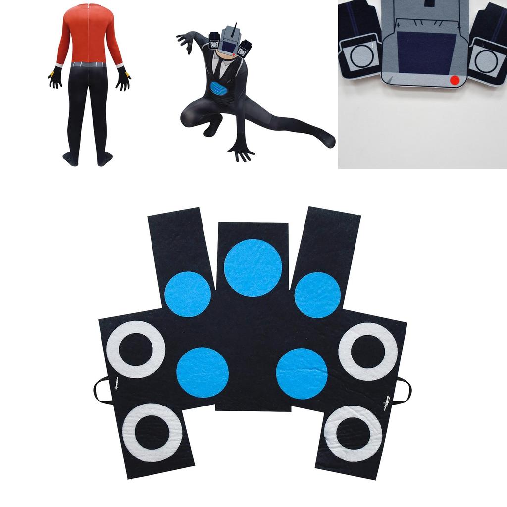 Новое поступление Мультяшный ТВ Туалетный человек Косплей Боди для детей 4713