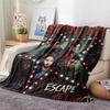 1PC Resident Evil Patterned Flannel Blanket Suitable For All Seasons For Home Decor Warmth And Comfort Gifts Holiday Present