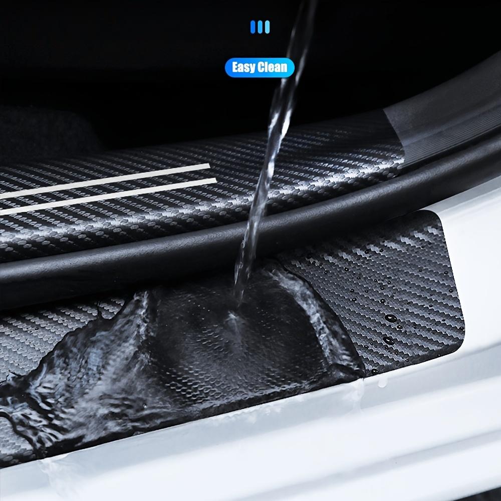 4pcs Carbon Fiber Sill Plate Stickers Guard Decals for Bmw Performance M 1 2 3 4 5 6 7 Series X1 X2 X3 X4 X5 X6 X7 Car Styling SDO5
