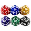 Dice D30 Polyhedral Dice Marble Effect Dice for Role Plsying Game Board Game Accessories