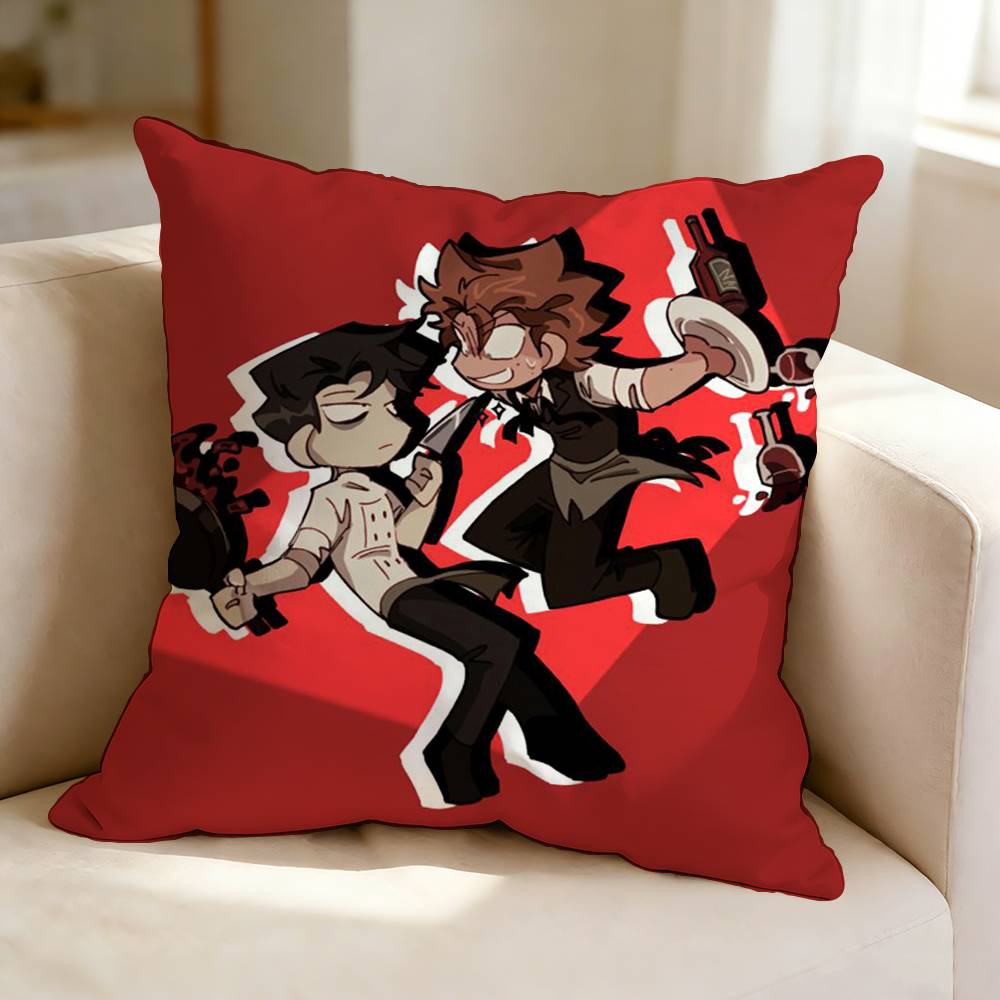 Horror Puzzle Game DDead PPlate Square DoubleSided printed Pillow Case Bedroom Bedside Pillow Sofa Cushion Cover