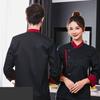 Long Sleeve Chef Uniform Breathable Kitchen Work Clothes Unisex Chef Jacket  Hotel Cafe
