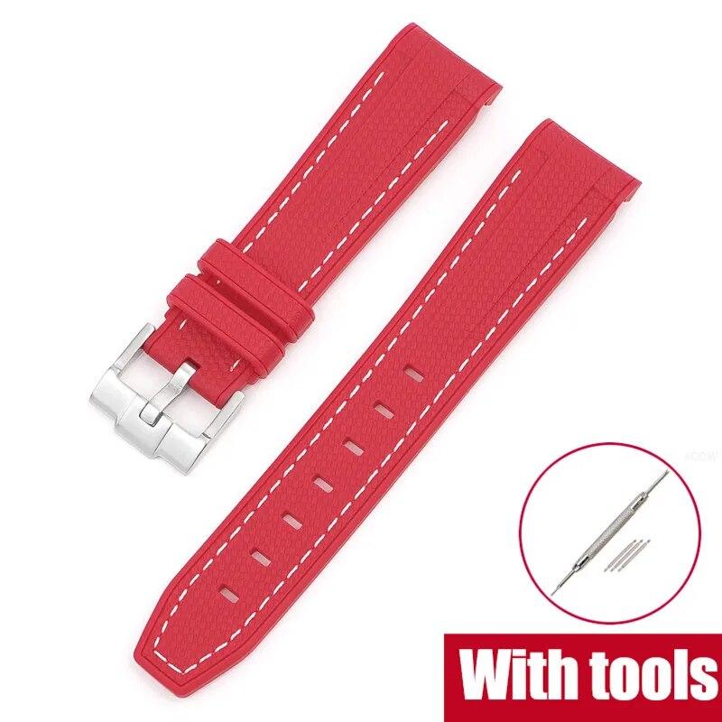 Silicone Strap for Swatch X Omega Moonswatch Stainless Steel Buckle 20mm 22mm Men Women Soft Waterproof Replace Watch Band