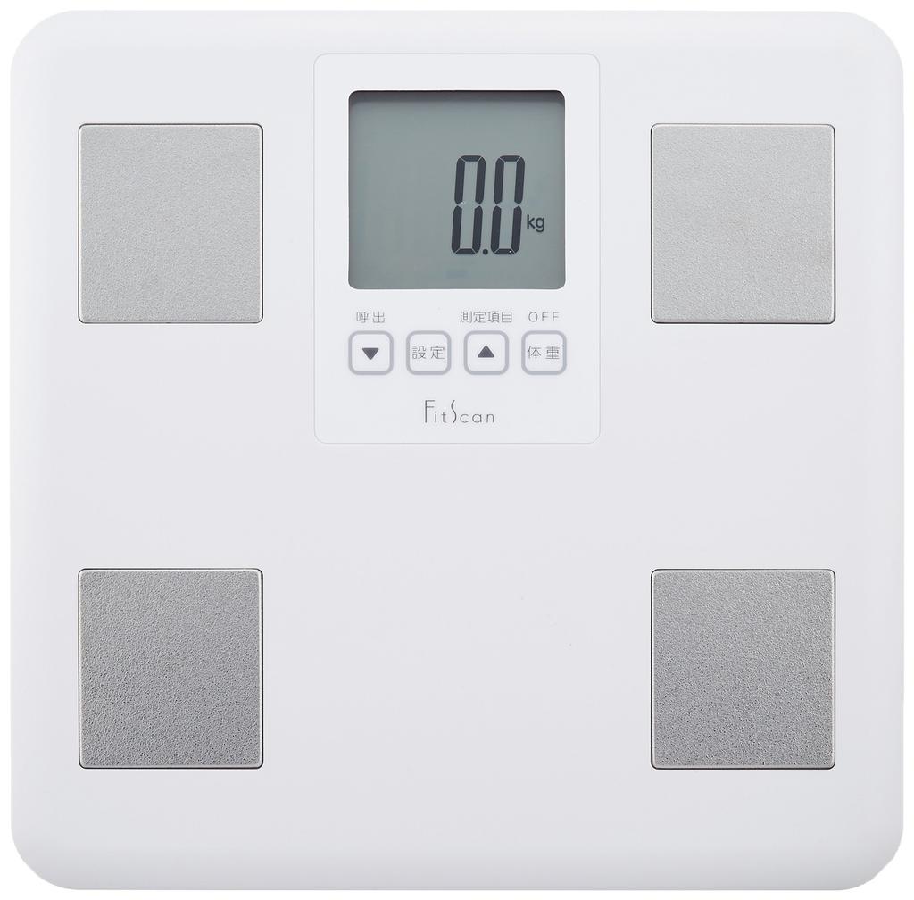 Tanita Body Composition Meter Automatic Recognition Easy Measurement with Riding Pita Function White FS-400-WH