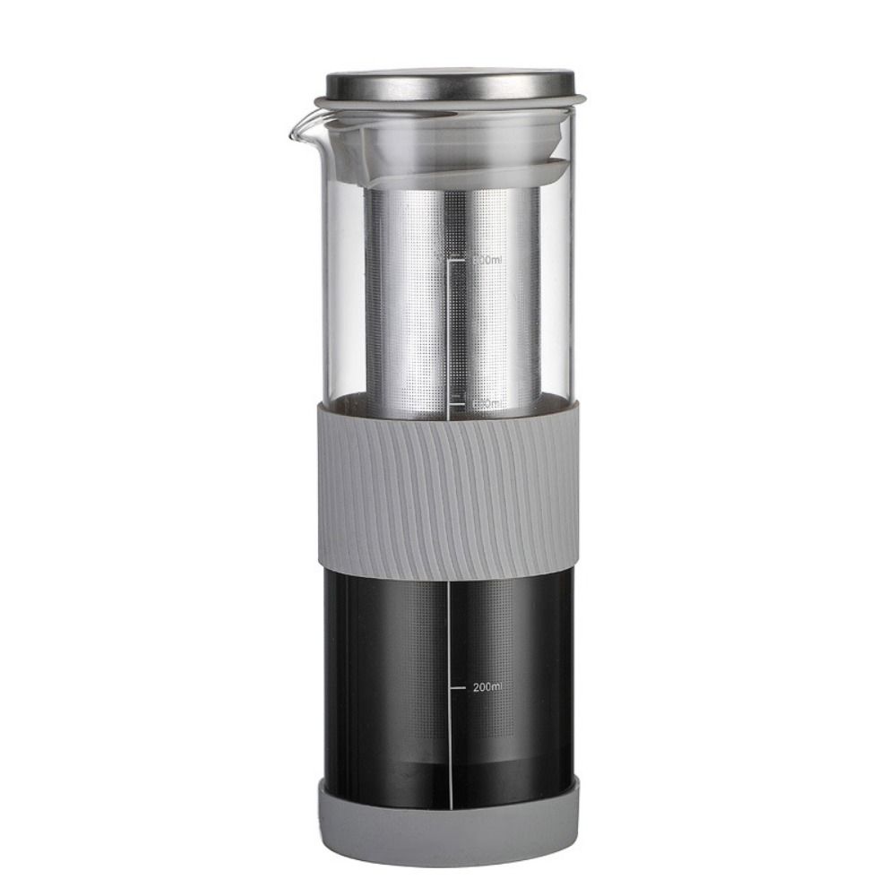 Fine Mesh Steel Infuser Iced Tea Maker Airtight Lid Fruit Pitcher Cold Brew Coffee Maker Juice