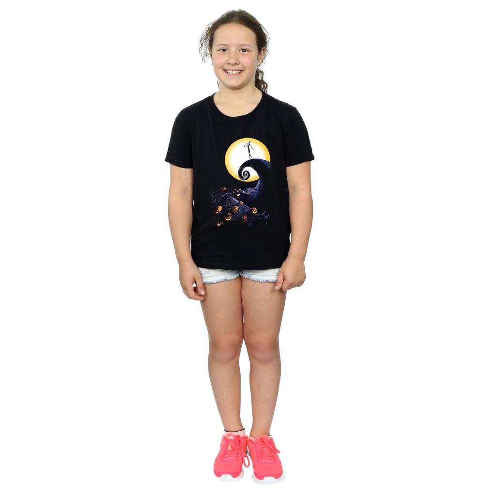 Nightmare Before Christmas Хлопковая футболка «Девичье кладбище»