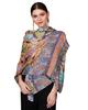Handmade Womens Fine Soft Bamboo Stole Shikaardar Wool Print Design