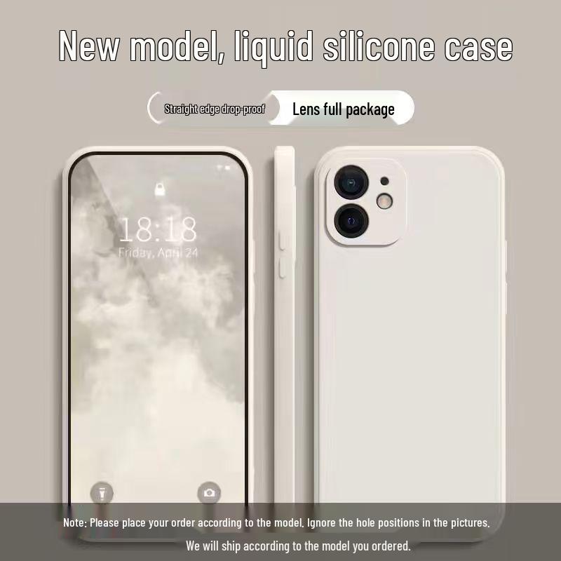 Чехол для Apple iPhone 12 Mini - Однотонный, Дизайн Кубик Рубика, Полное Покрытие, Защита от Падений, Мягкий Корпус