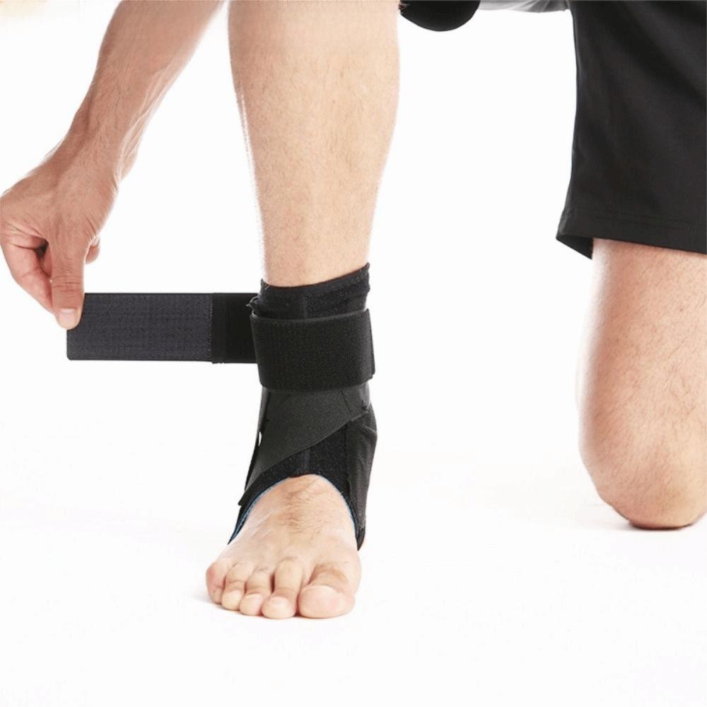 Breathable Fitness Ankle Brace Adjustable Straps Foot Stabilizer Belt Football Sports