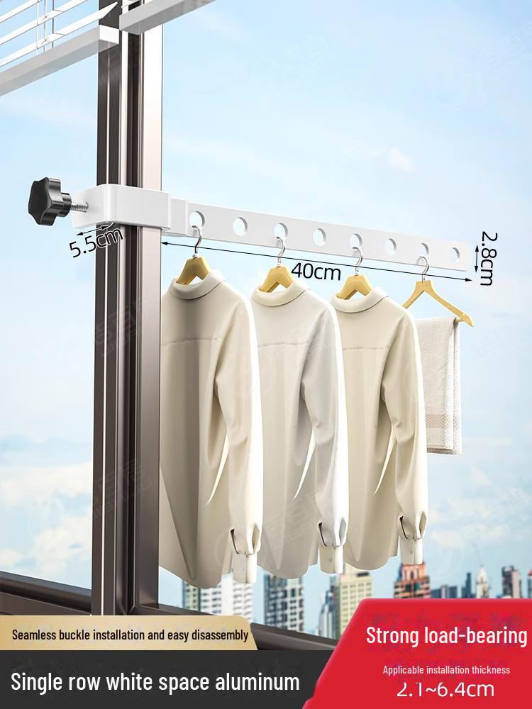 Бесшовная сушилка для белья для дома и балкона с пряжкой — универсальная для детского и домашнего использования