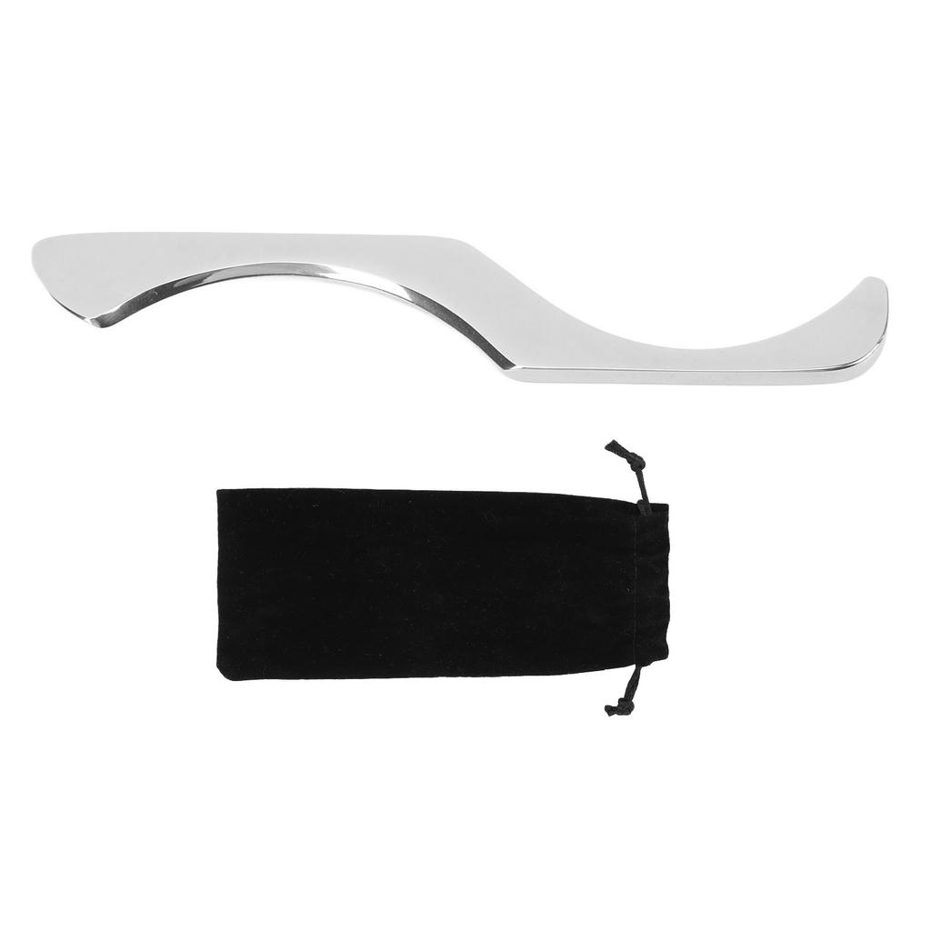 Stainless Steel IASTM Tool S Shaped Gua Sha Scraping Massage Soft Tissue Tool for Legs Arms Neck