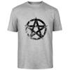 Креативная летняя мужская футболка с принтом пентаграммы в стиле ретро, ​​высокое качество, дышащая футболка из 100% хлопка, уличная повседневная модная мужская уличная одежда