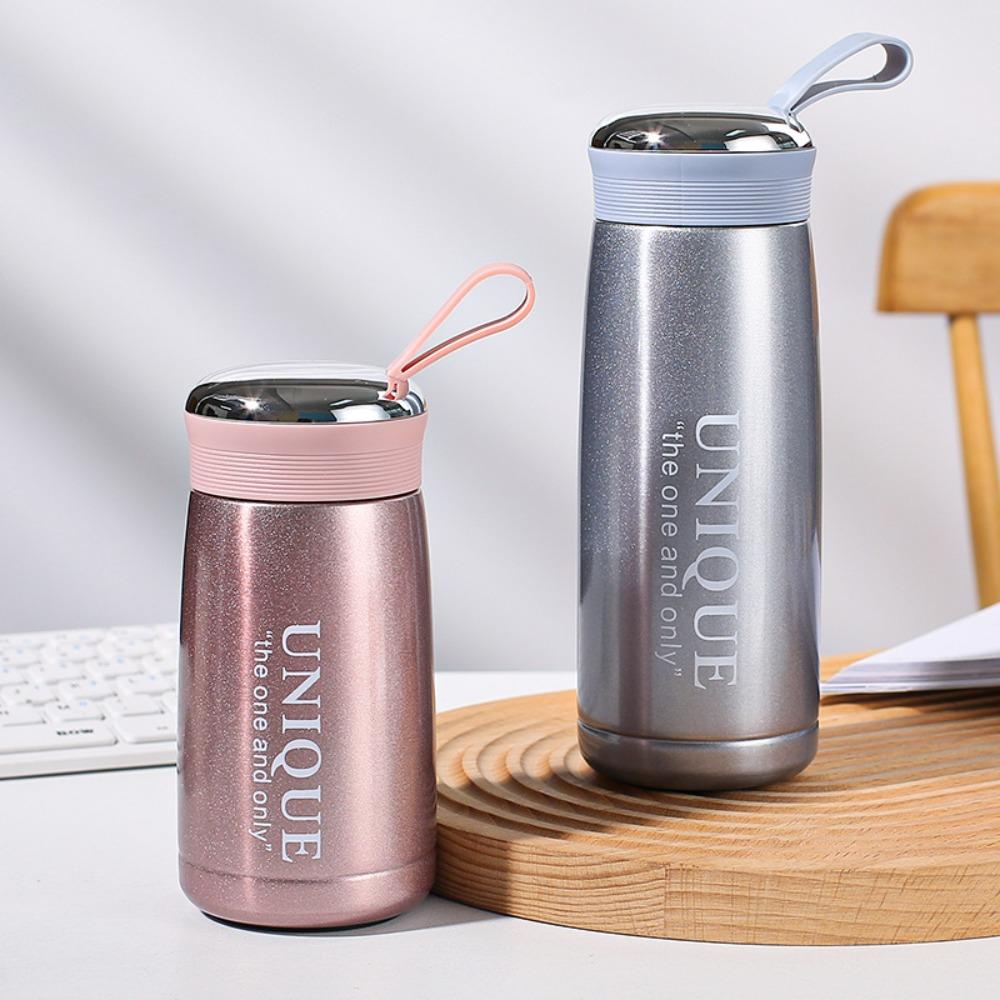 Непроливаемая чашка из нержавеющей стали Маленькая карманная чашка Прочный термос Женщины