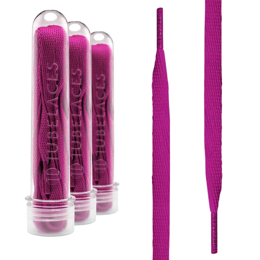 Tubelaces Пурпурные шнурки для обуви 90 см, универсальный размер