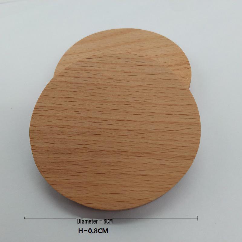 Набор деревянных подставок для чая и кофе с гравировкой, креативными изоляционными прокладками и подносами