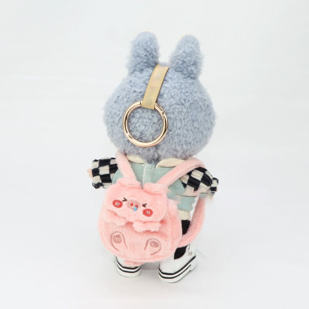 Сменный рюкзак Labubu 17 см, рюкзак для кукол в стиле животных, мультяшная сумка Labubu, детские игрушки