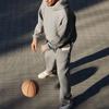 Adidas Брюки Originals Basketball Chapter 02 с логотипом, винтажные свободные брюки унисекс прямого кроя темно-овсяного цвета IP1690