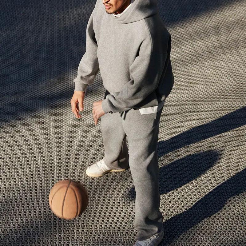 Adidas Брюки Originals Basketball Chapter 02 с логотипом, винтажные свободные брюки унисекс прямого кроя темно-овсяного цвета IP1690