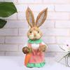 Фигурка кролика, украшение для стола, очаровательный внешний вид, яркое выражение лица, статуэтка кролика, украшение для пасхальной вечеринки