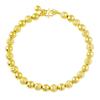 24K Plating Gold Bracelet Large And Small Buddha Beads Gold-Plated Fashion Bracelet, Suitable For Women'S Jewelry Gifts