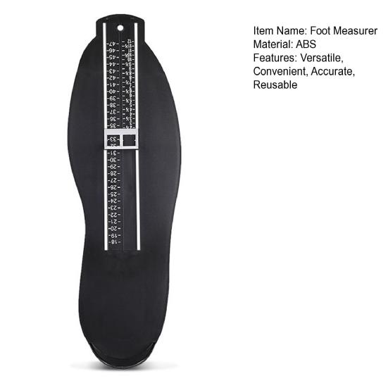 Измеритель стопы, точный измеритель стопы, удобный инструмент для измерения размера обуви, линейка для детей и взрослых