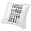 Casualty Cast Square Pillowcase Polyester Linen Velvet Printed Zip Decorative Throw Pillow Case Sofa Cushion Cover