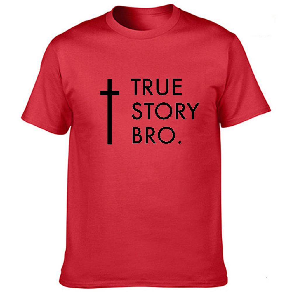 Story Bro Fashion Men Harajuku Casual T Shirt Christian Religious Jesus Faith Graphic T Shirt