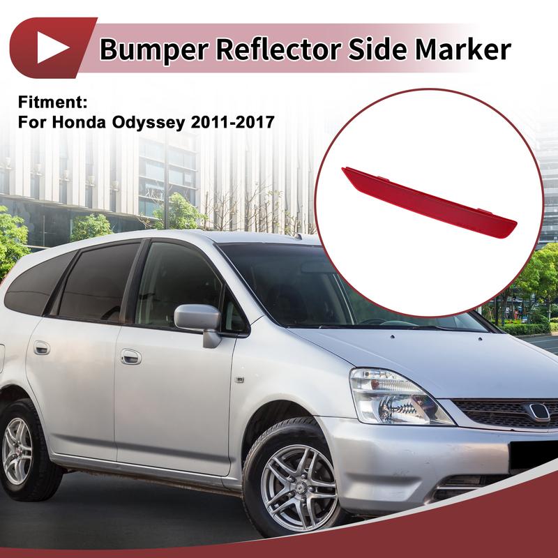 X Autohaux 1 Pc Rear Right Bumper Reflectors for Honda Odyssey 2011-2017 No.33505TK8A01