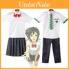 Изысканный костюм для косплея Your Name Tachibana Taki и Miyamiu Mitsuha, идеально подходящий для любителей аниме