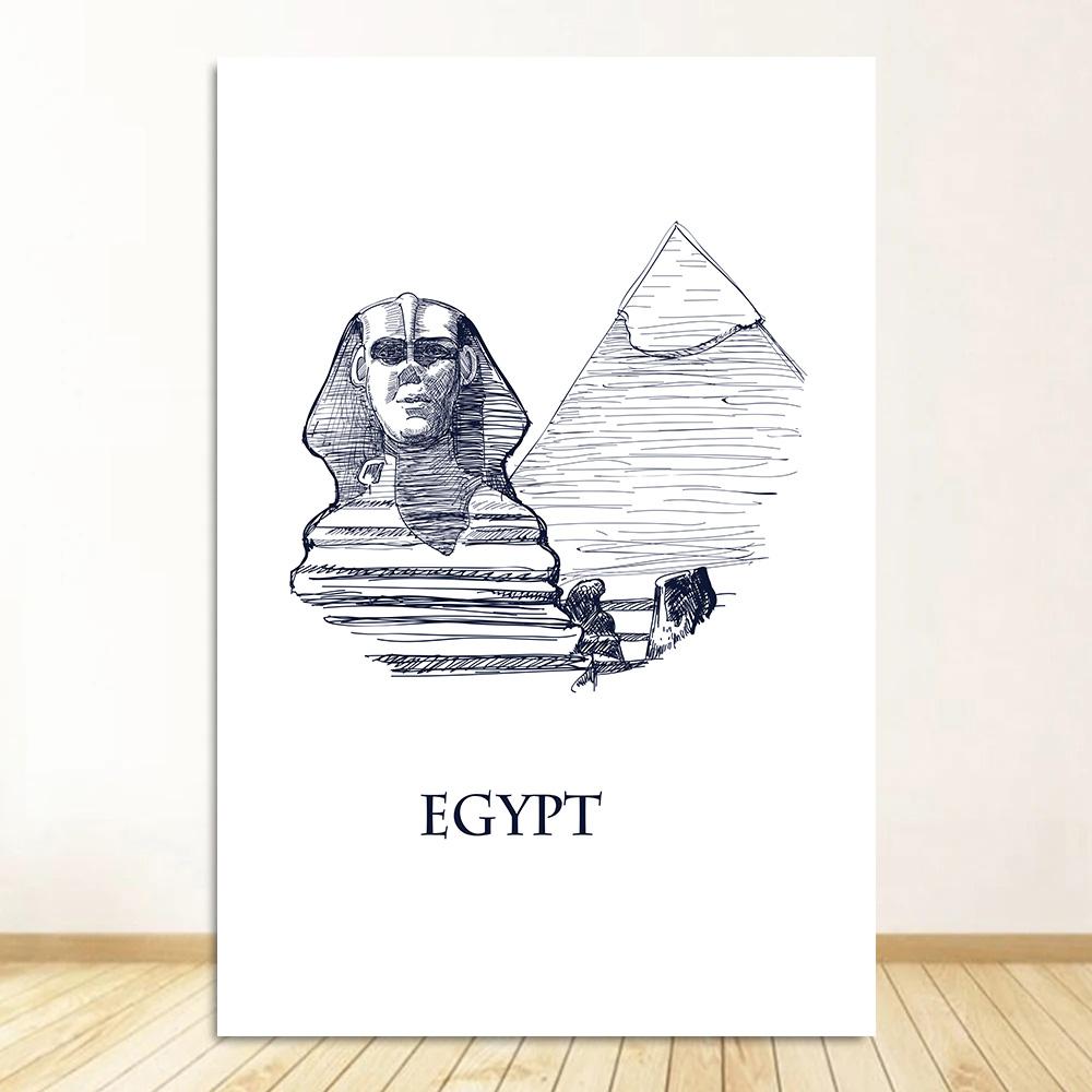 Черно-белый дорожный постер Ретро принт городского пейзажа Картина на холсте Скандинавское настенное искусство Домашний декор