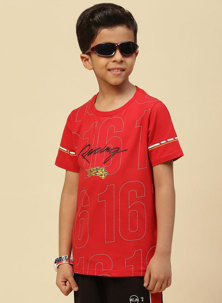 MONTE CARLO Boys Round Neck T-Shirt