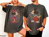 Disney Halloween Couple Shirt Retro Mickey Minnie Spiderweb Tee Vintage Spooky Season Comfort Colors Pepper Tshirt