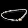 Waist Chain Women Waistband Korean Style Waist Belt Sweet Pearl Belt  Ladies