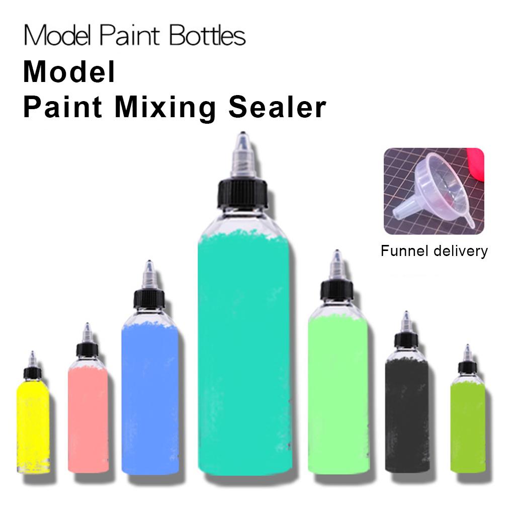 10 шт. Жидкие бутылки с откручивающимися крышками, пустой прозрачный держатель для хранения, многоразовый контейнер для покраски, клей