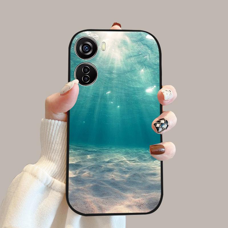 Для ZTE Blade V40 Design Чехол V41 Vita Мягкий Силиконовый ТПУ Чехлы для Телефона Для ZTE Axon 40 Lite Модный Роскошный Защитный Чехол-Фундас