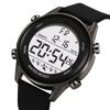 Men Outdoor Sports Watches Multifunctional Waterproof Large Screen Display Luminous LED Digital Silicon Watch