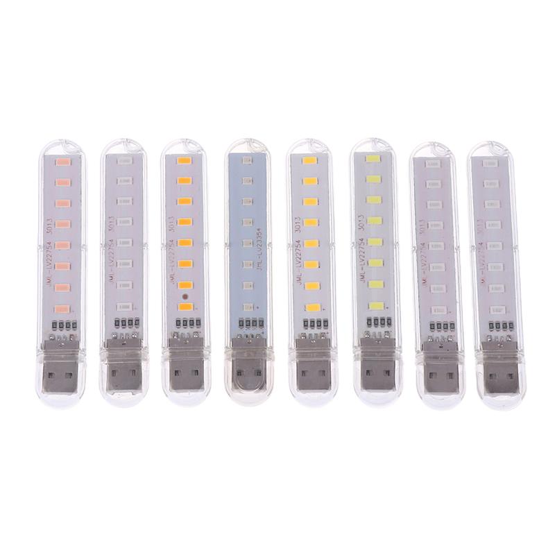 Мини Usb светодиодный светильник для чтения книг DC5V ультра яркий светильник для чтения книг 8 светодиодов портативный прикроватный светильник для портативного компьютера портативный ноутбук