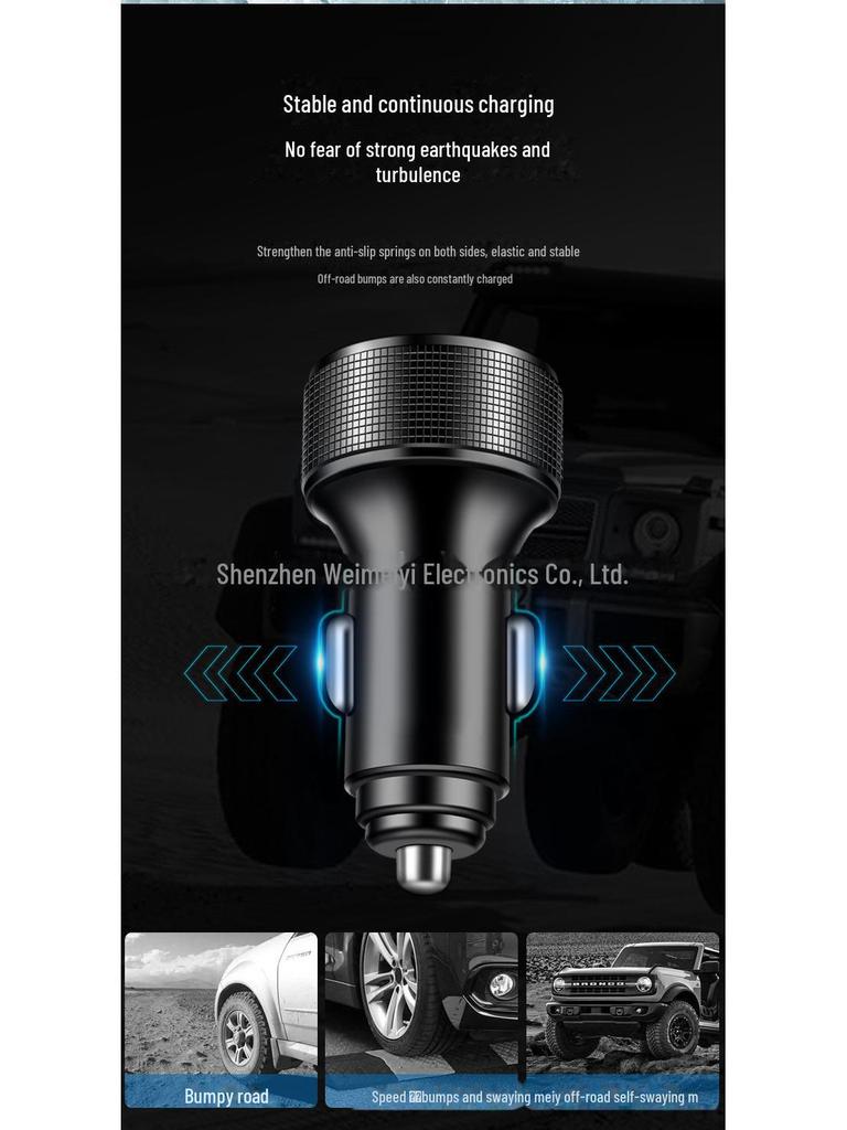 Автомобильное зарядное устройство PD из алюминиевого сплава 2024 года с 4 портами — сверхбыстрая зарядка